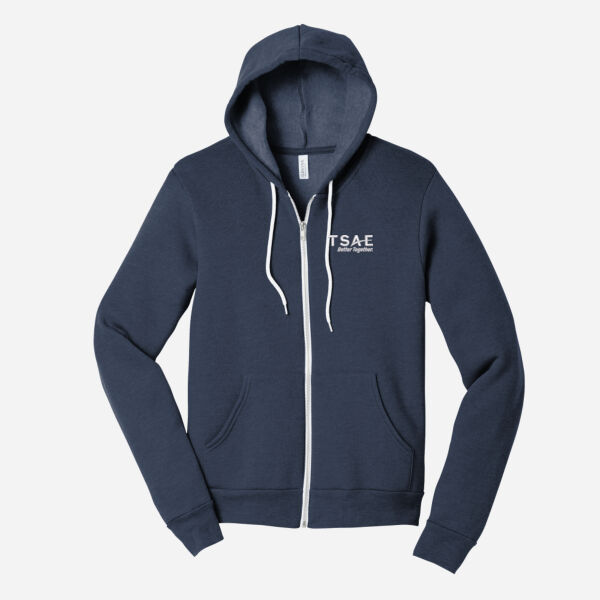 Unisex Sponge Fleece Full Zip Hoodie Thumbnail